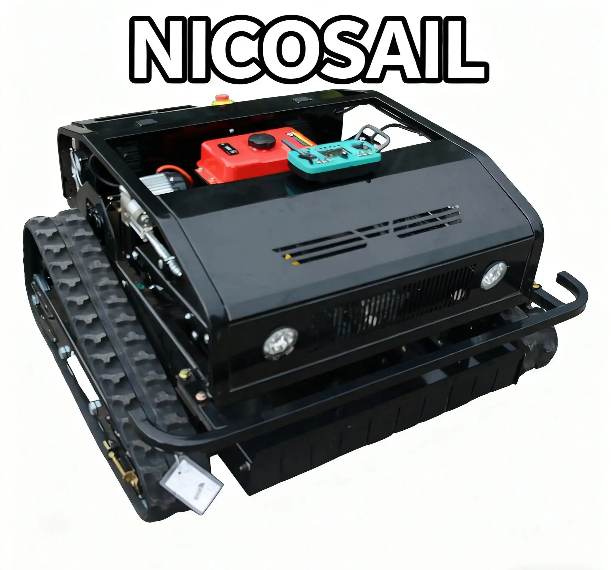 

High quality remote-controlled lawn mower with engine automatic remote control robot lawn mower