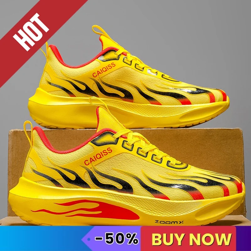 

Мужские спортивные кроссовки для бега, марафонские легкие дышащие удобные мужские спортивные тренировочные кроссовки, мягкие теннисные кроссовки на воздушной подушке