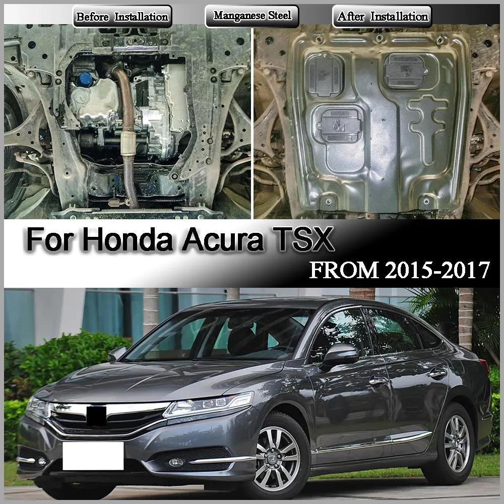 Für Honda ‌ Acura TSX ‌   2015-2017 2.4L Unterbodenschutz Spritzschutzblech Kotflügelabdeckung Kotflügelschutz aus Legierung