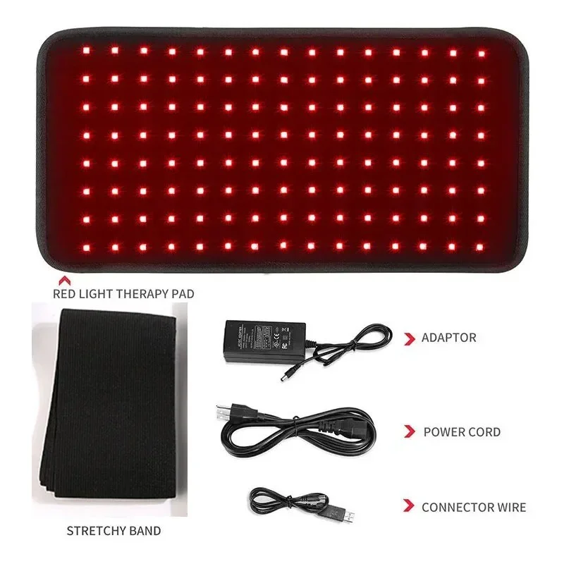 850nm Near Infrared Red Light Therapy Pad LED Luminotherapy Waist Belt Shoulder Knee Pain Relief Patch Beauty Skin Rejuvenate