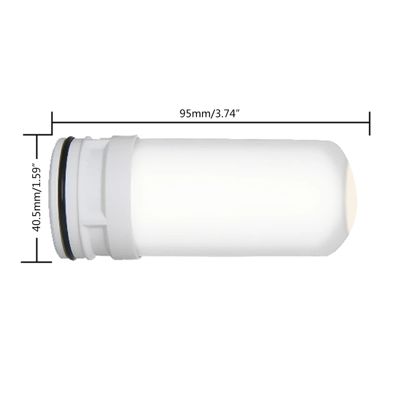 4 Pieces Replacement Inner Ceramic Filter Cartridge for Household Tap Faucet Water Practical and Convenient Durable Gift