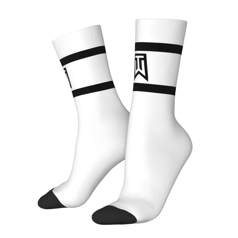 Tiger Logo Golf Sports Socks Men Women Warm 3D Printed Sports Football Socks