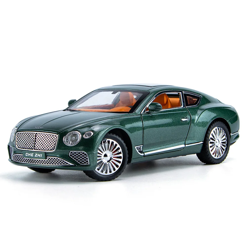 1:24 Continental GT Alloy Model Car Toy Diecasts Metal Casting Sound and Light Car Toys Vehicle