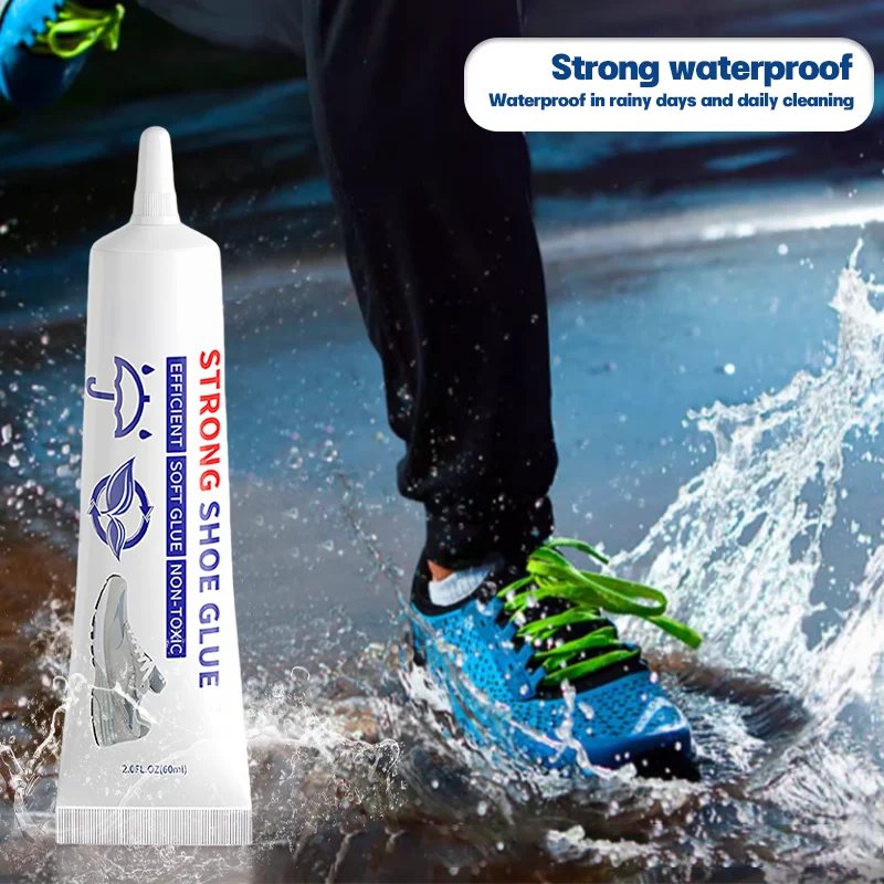 Lem Sepatu 60Ml Perekat Perbaikan Sepatu Kuat Lem Perbaikan Sepatu Tahan Air Lem Perbaikan Sol Profesional Pembuat Sepatu Sealant Bening