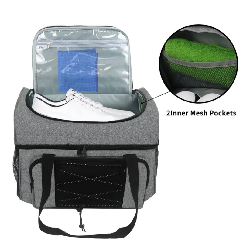 대용량 볼링 가방 볼링 볼 홀더 패딩 된 휴대용 방수 여행 신발 배낭 핸드백 스포츠 가방