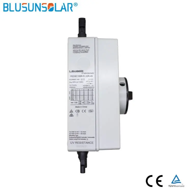 SISO-40 4P 32A PV DC Type of Solar Protection Isolator Switches 1200V Disconnect Solar Power System