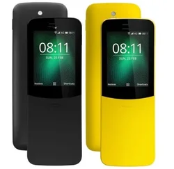 정품 잠금 해제 8110 휴대폰, 2.4 인치, 듀얼 SIM, 2MP, 와이파이, 1500mah, KaiOS, 4G, 무료 배송