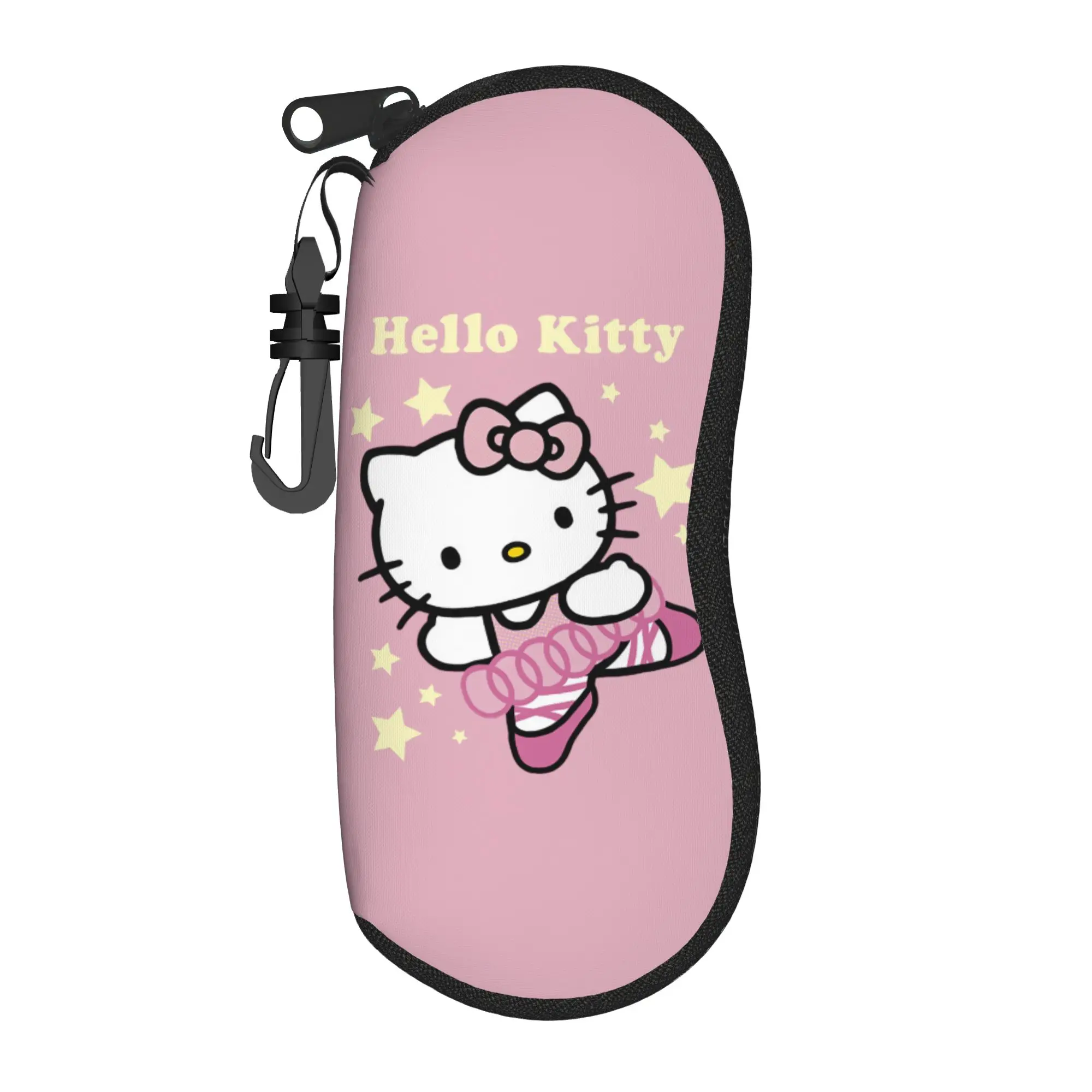 Cartoon Cats Pink Y2K  Kawaii Glasses Case Men Women Printing Box Cat Glasses Storage Box Vintage Glasses Box