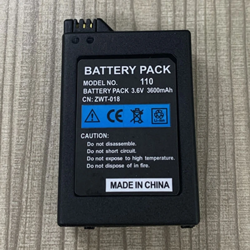 Batería de mando de 3,6 V 3600mah para PSP 2000 para PSP 3000 reemplazo de celdas recargables Play-station