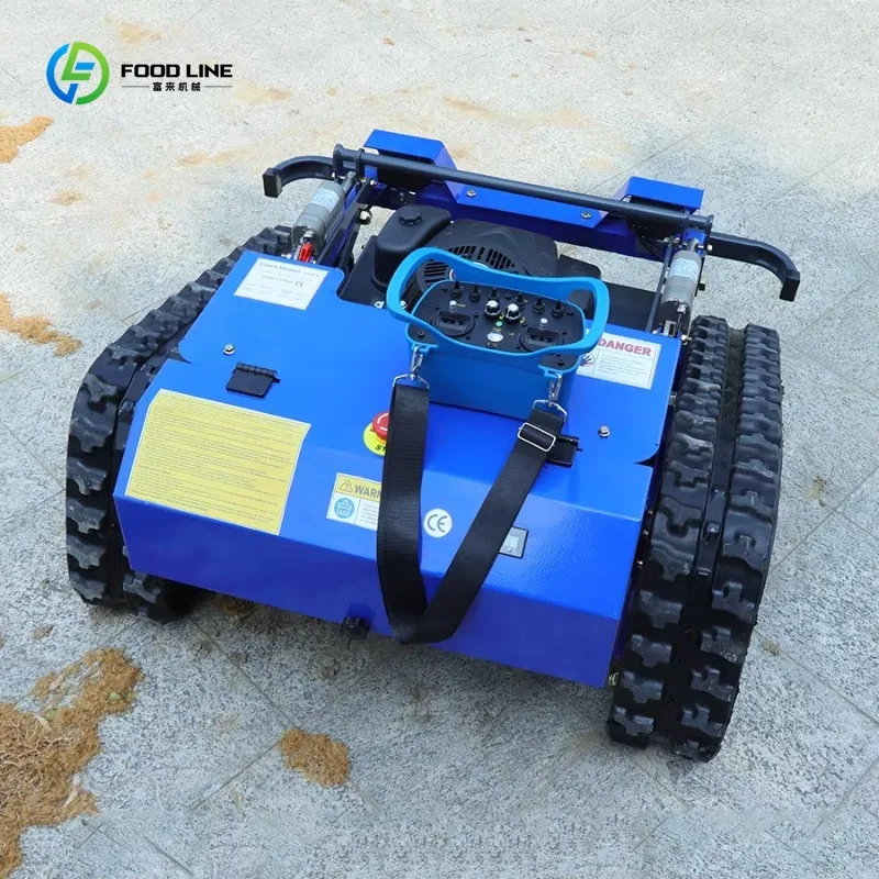 Remote Crawler Robot Lawn Mower Self Propelled Industrial Automated Garden Commercial Custom