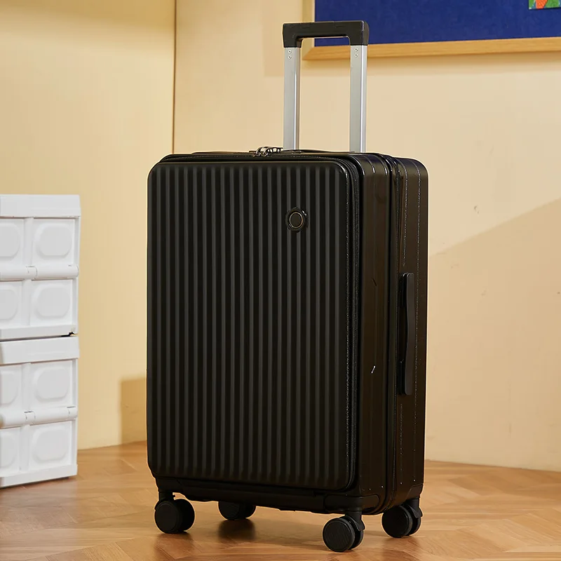 Maleta de equipaje de Material ABS elegante de gran capacidad con ruedas bolsa de viaje maleta de viaje de 20 pulgadas y 24 pulgadas portaequipajes