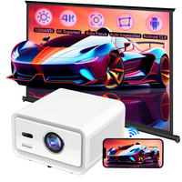1500 ANSI FULL HD Video Projector 4K Everycom Cubelite MINI 1080P Wifi Android Video Game Projector Remote Control Projectors