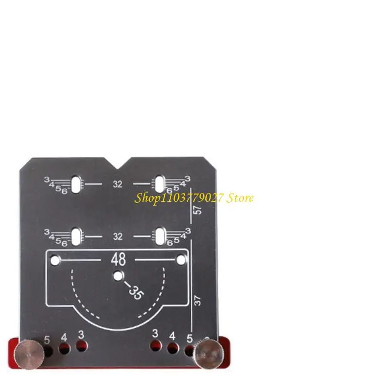 C4DF Woodworking Concealed Hinge Jig Kits for Door Cabinets Hinges Mounting