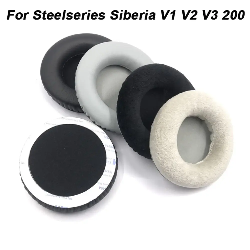 2Pcs Foam Sponge Ear Pads Headset Earpads Replacement Ear Cushion Headphone Earmuff for Steelseries Siberia V1 V2 V3 200