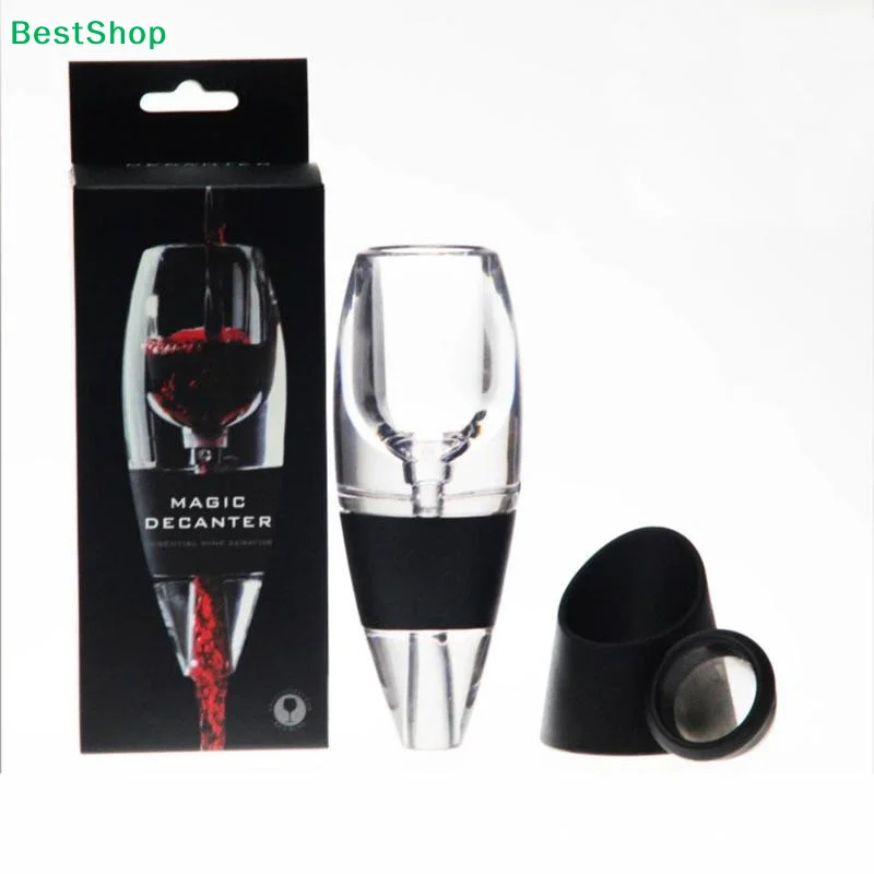 ♩1 Set Red Wine Whisky Aerator Dispenser For Bar Party Kitchen Wine Decanter Pourer With Filter And Base Quick Sobering