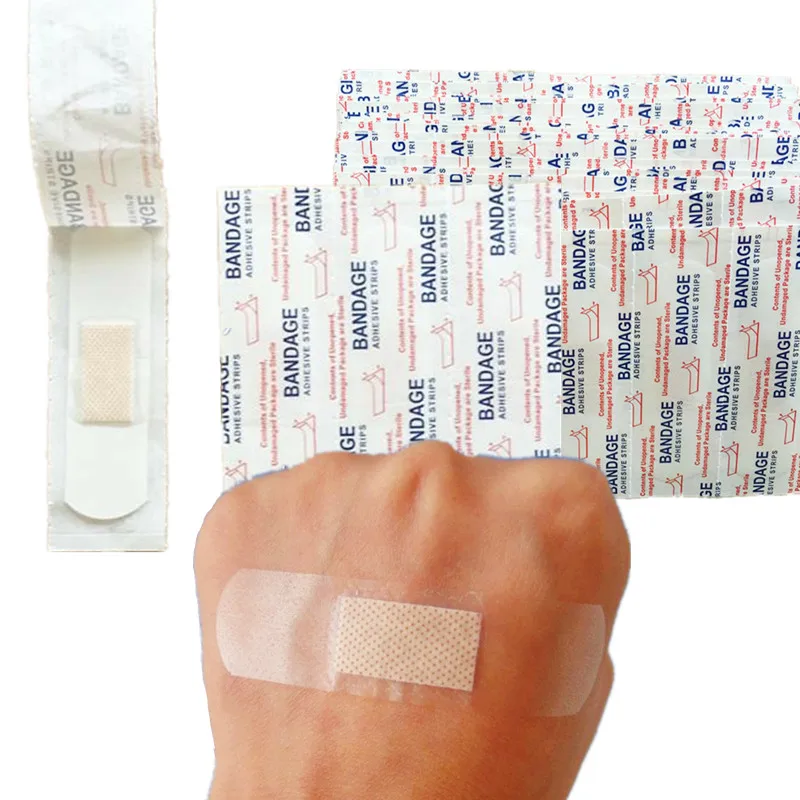 

50pcs/set PE High Elasticity Transparent Band Aid Waterproof Wound Plaster for Kids Breathable Skin Patch First Aid Bandages