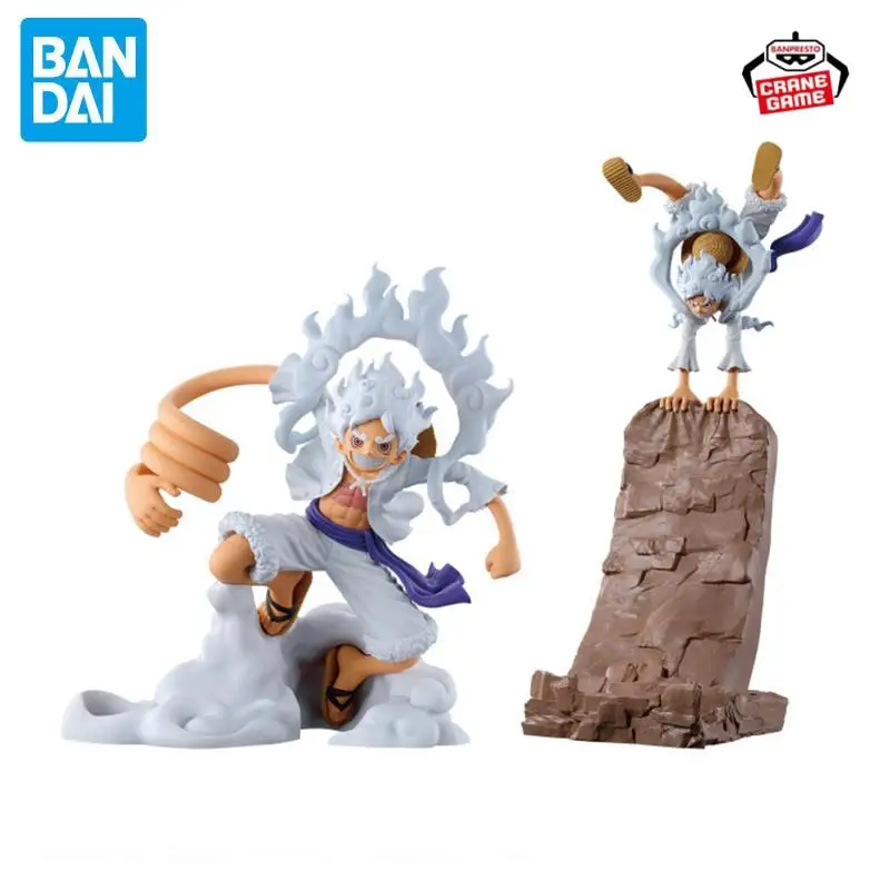 

Original BANDAI BANPRESTO ONE PIECE Monkey D. Luffy mobile phone holder Pen holder Action Figure Toys Collections Model Gifts