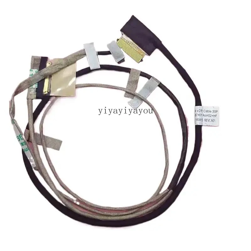 Cabo de Vídeo Flexível para Tela LCD de Notebook HP 14-AC 14-AF 240 G4 6017B0587401 TPN-L119 1119 - Conector de Cabo LVDS para Computador