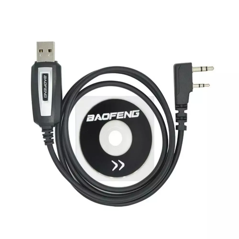 

Waterproof USB Programming Cable Two Way Radio with Driver CD Walkie Talkie Writer Cable Program Line for BF-UV5R 888S