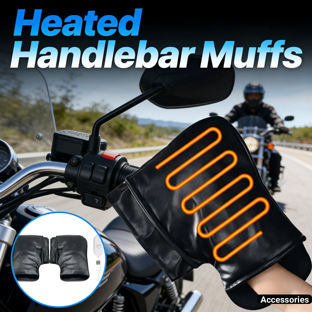 

Мотоциклетные грелки для руля с USB-зарядкой, светоотражающие, для велосипедов, МТБ, мотоциклов, скутеров