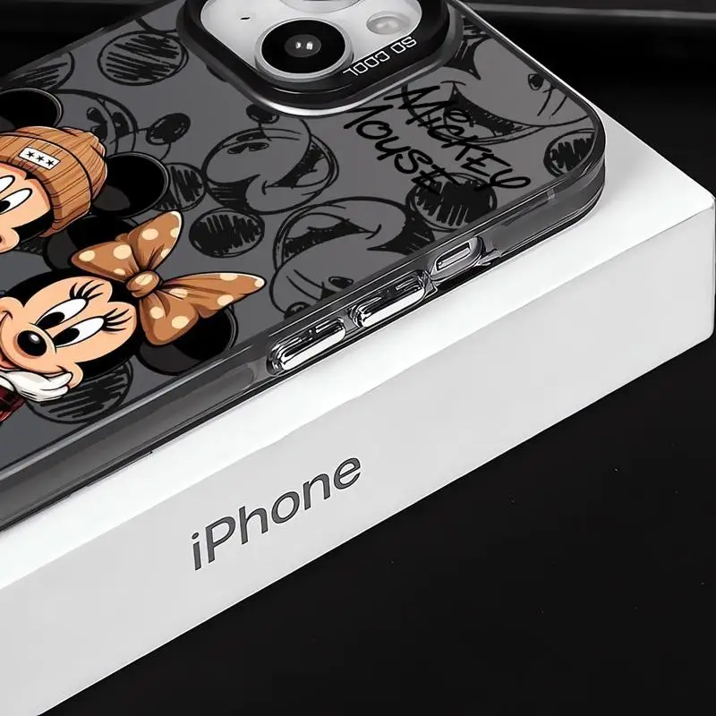 Disney Mickey Minnie Mouse Case for Samsung A73 A72 A55 A54 A53 A35 A34 A33 A32 A30 A24 A23 A22 A14 A05 4G 5G Matte Back Cover image 5