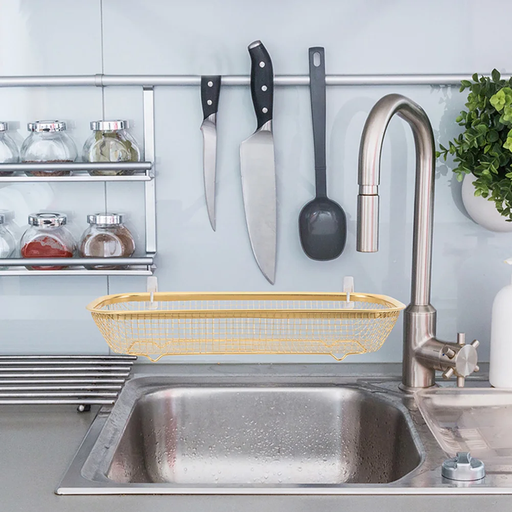 

2Pcs Kitchen Chopstick Rack Stainless Steel Cutlery Basket Organizer for Silverware Forks Spoons with Drain Holes Utensil