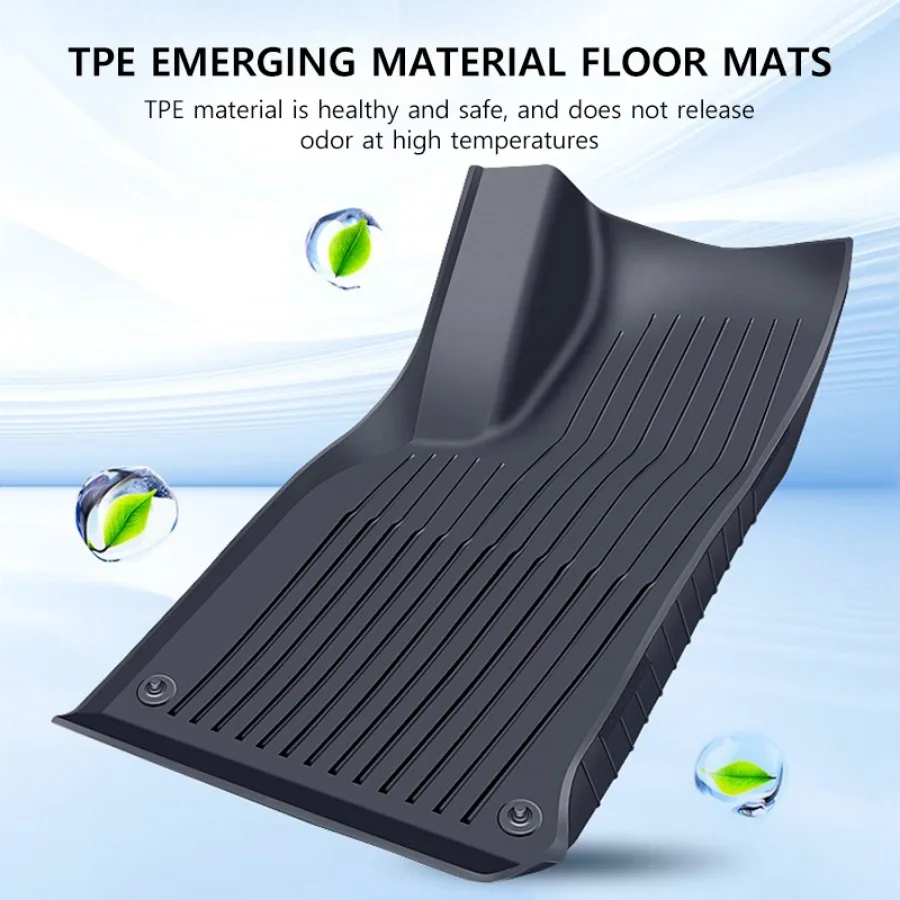NovaAcc for Tesla Model Y Juniper Floor Liners Trunk Mat Cargo Liner All Weather Water Proof Accessories for New Model Y 2025 3