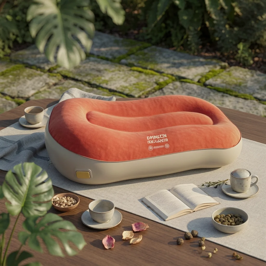 

Single-Person Inflatable Sofa Sleek S-Shaped Lounger Reclining Air Sofa Ergonomic Design Air Lounger Easy to Clean