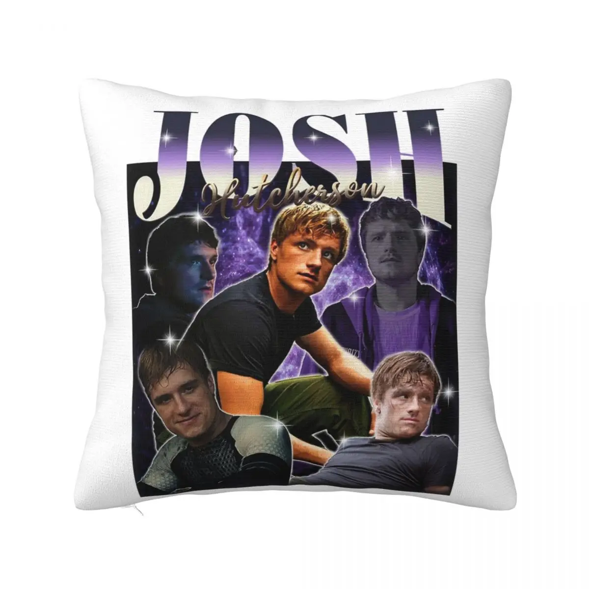 

Bed Decoration Josh Hutcherson 90s Pillowcases Accessories Fan Gift Pillow Cover Square Multi Size