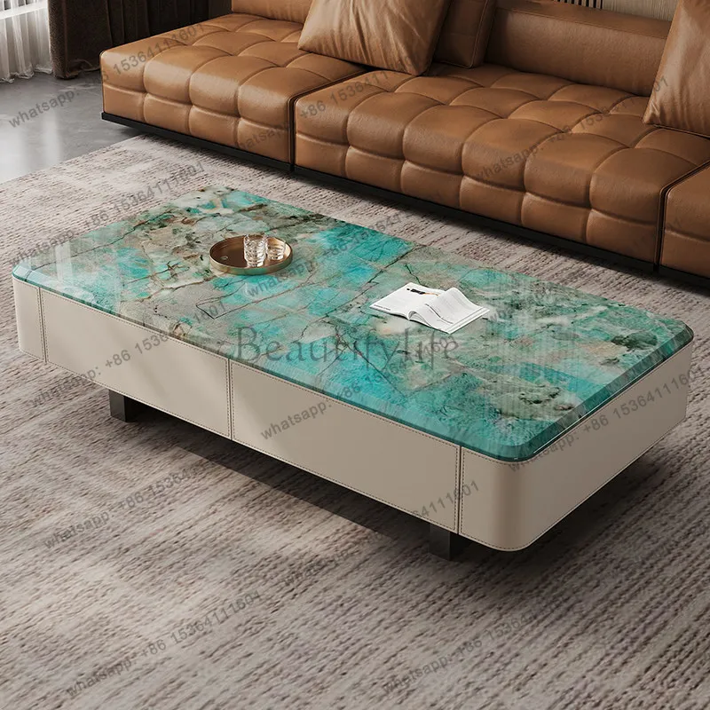 ld Moving Storage Coffee Table Luxury Living Room Designer Nordic Organizer Writing Side Table Drawers Couchtisch Home