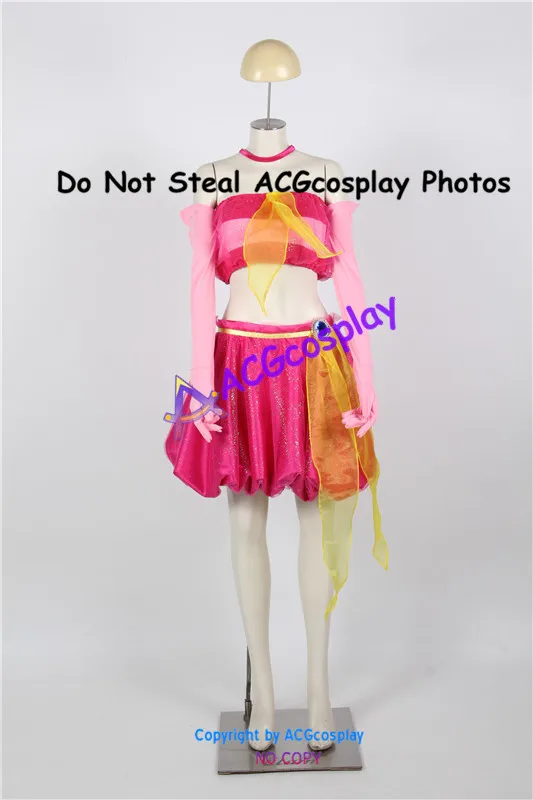 Colorful girl dress Musa cosplay costume acgcosplay costume dress skirt