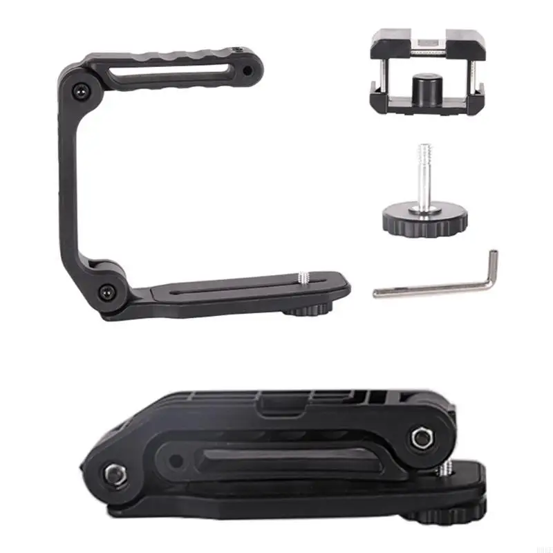 B0KF Video Grip with UShaped Stabilizer for Clear and Shots and Videos with Universal 1/4 Screw Holes