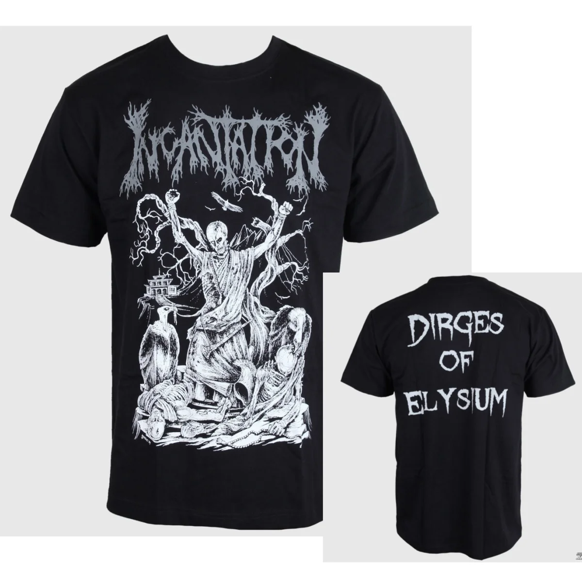 Fit Incantation Graphic Cotton Band T-shirt Unisex Summer Short Sleeve Fashion Brand Tee Luxury Casual Vintage Tees