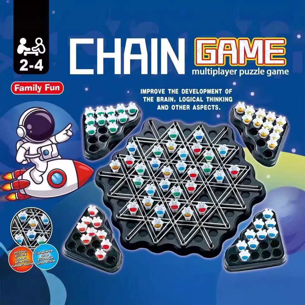 Hot Spaceman Chain Triangle Chess Splendor Duel gioco da tavolo gioco di strategia per bambini e adulti gioco di Puzzle Logic Thinking Training