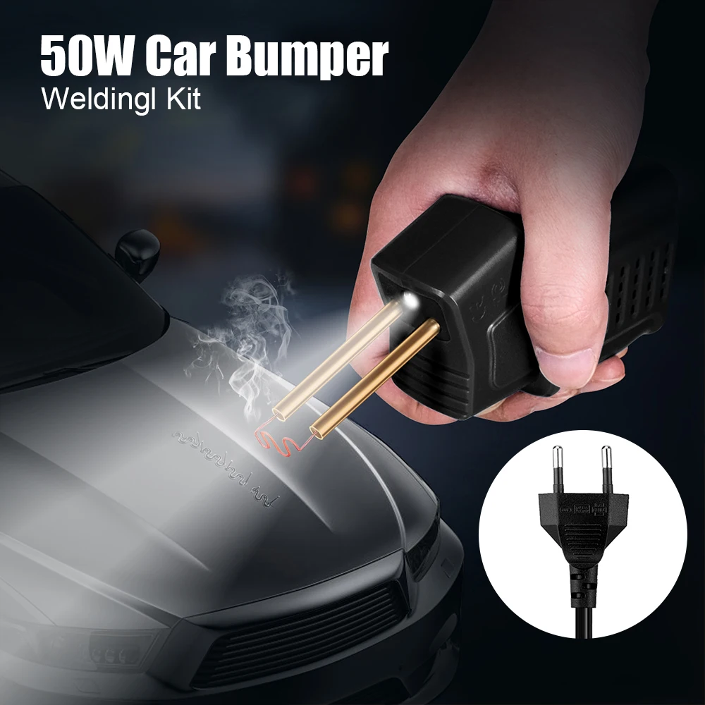 

Garage Tools Plastic Welding Machine Hot Stapler 110V 220V 50W Car Bumper Repair Welding Gun Bumper Repair Kit