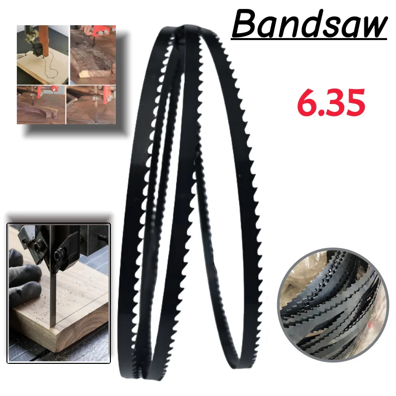 

High Quality Cut Tool Length 1790 1511 1575 2240 1826 2560 1490 1065 Bandsaw Blades x 6.35 wide 1/2/3PC x6T 10T 14T Cutting Wood