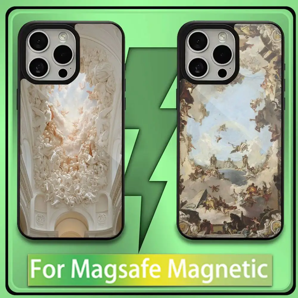 

Renaissance Art Paintings Phone Case For iPhone 16,15,14,13,12,11,Plus,Pro,Max,Mini Soft Magesafe Magnetic Wireless Charge
