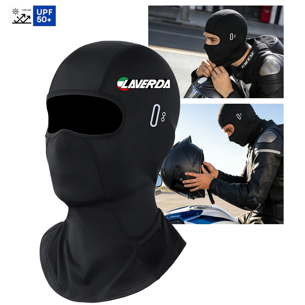 For Laverda SF 750SFC 750 GT RGS 1000 3CL Motorcycle Balaclava Summer UV Protection Glasses Face Breathable Hole Winter Warm