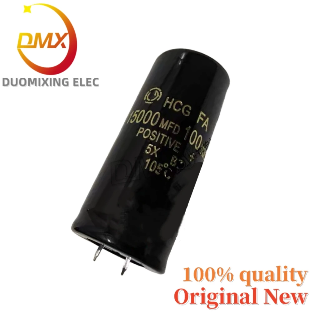 2pieces/Lot 100%New 15000UF 125V 100V 80V 63VDC MFD 5X B7 105° Fever Audio Filter Capacitor 80*40MM