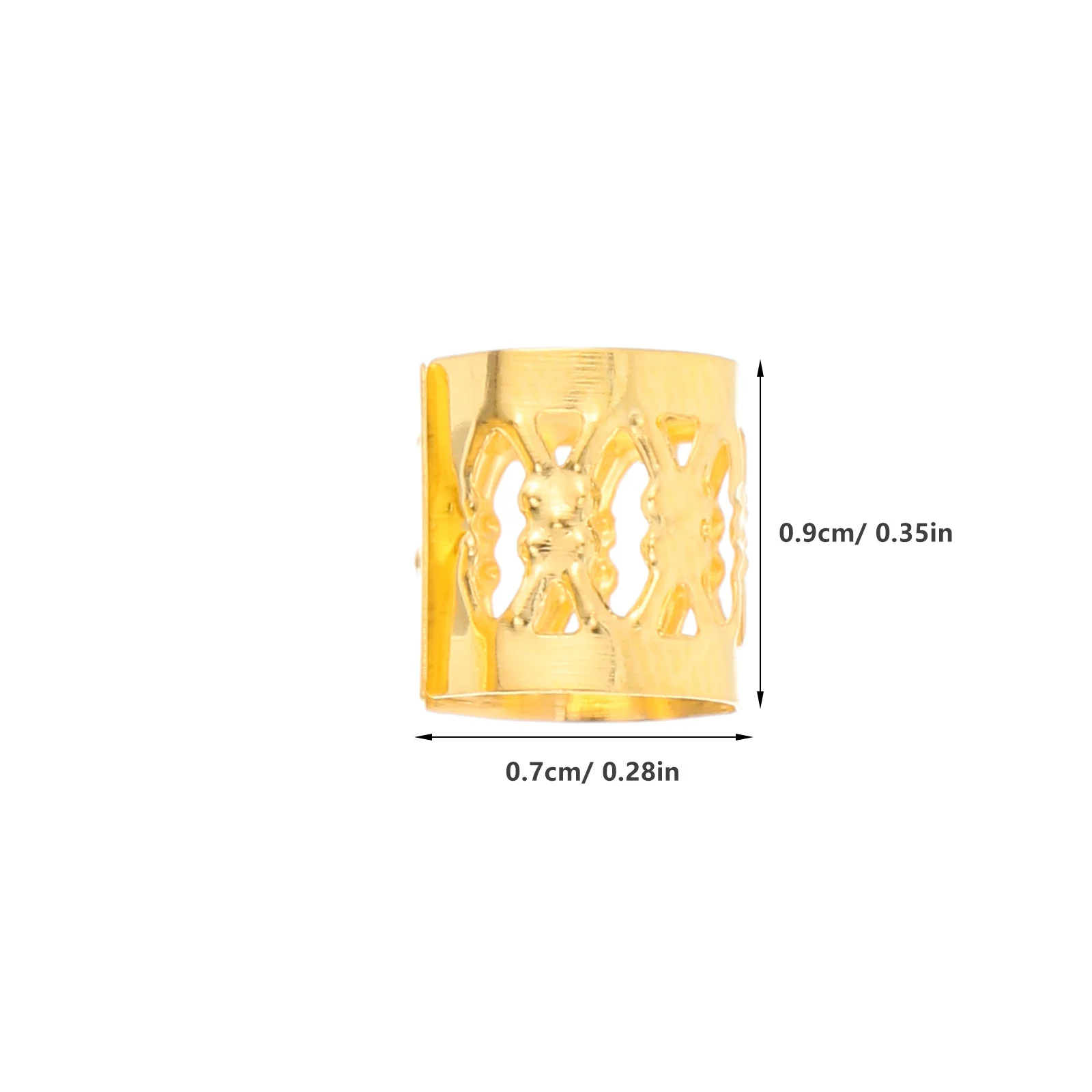 300 pezzi polsini a treccia perline per capelli in ferro per trecce gioielli Dreadlock accessori per intrecciare anelli per capelli per matrimoni foto di feste