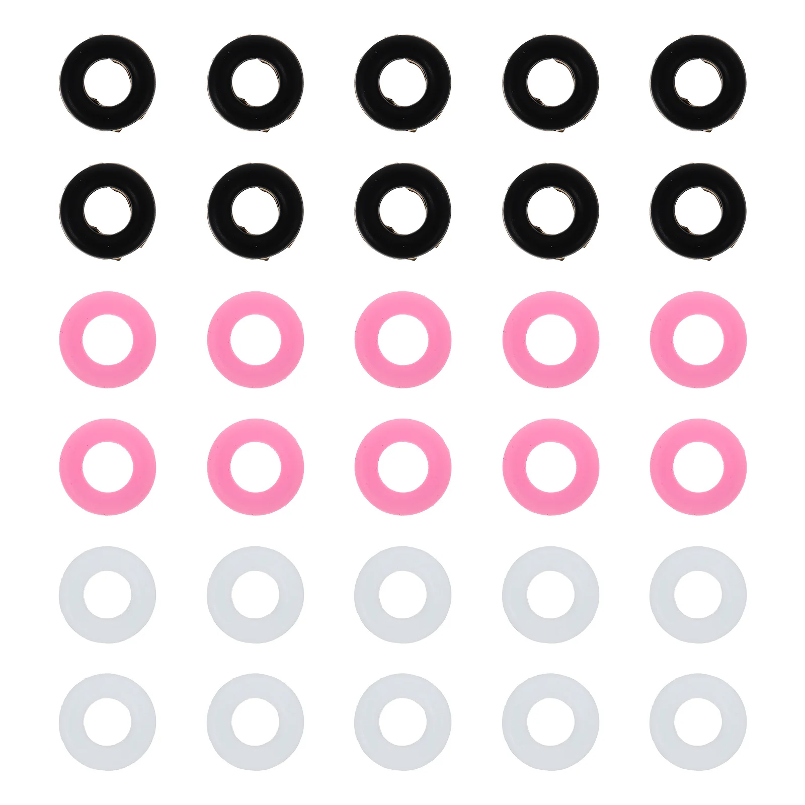 

30pcs Anti-Slip Silicone Grips Eyeglass Leg Covers Round Retainers For Sunglasses Reading Glasses Sports Use Eyewear Tools