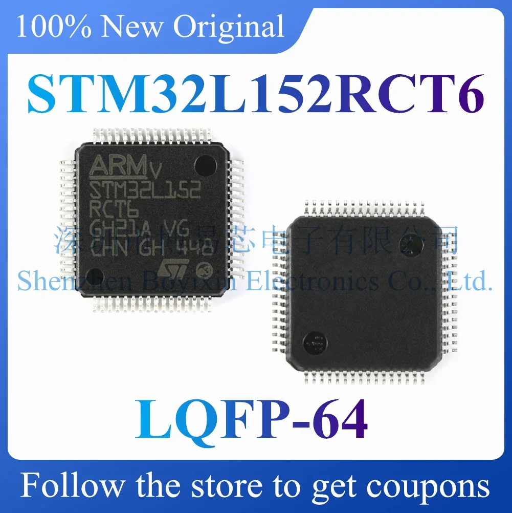 

NEW STM32L152RCT6 Original Product LQFP-64