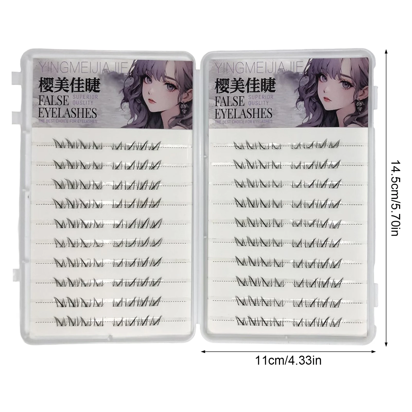 Natürlicher, kleberfrei unter falschen Wimpern, transparentes Band, untere Wimpern, kein Kleber, realistischer Look für die tägliche Partyfotografie