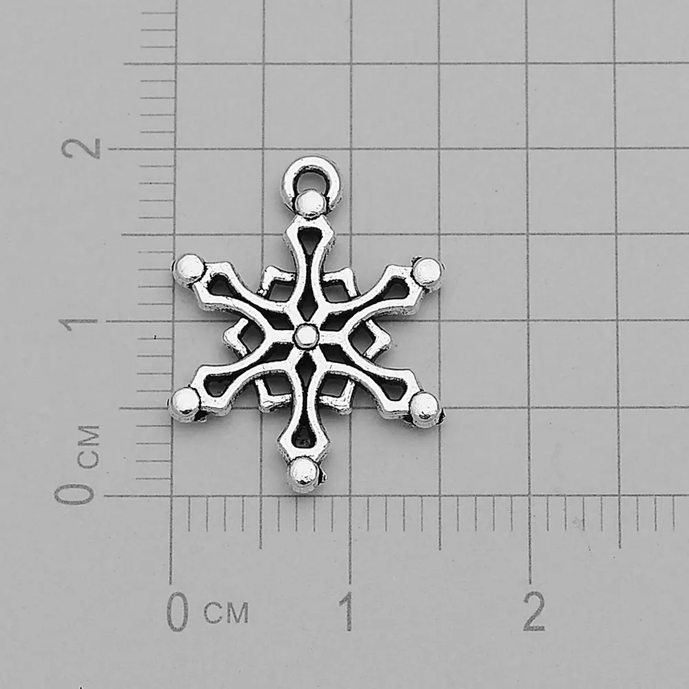 30pcs/lot Christmas Snowflake Tree Hat Charms Candy Cane Pine Cone Pendant For Diy Jewelry Making Supplies Bulk Items Wholesale