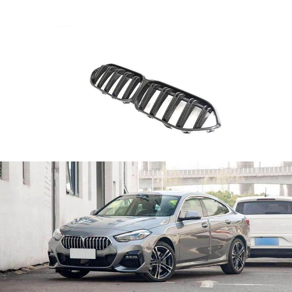 

For BMW 2 Series F44 2021 Gran Coupe Prepreg Carbon F44 Front Bumper Grille Kidney Grille
