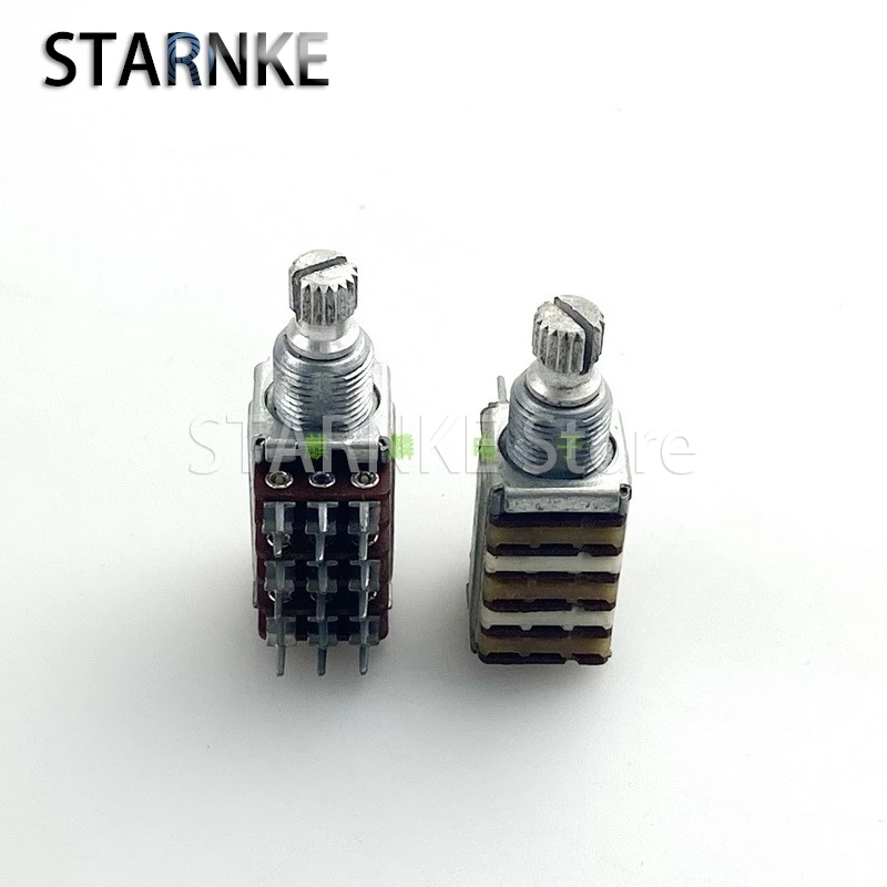 Amplifier Audio, 2 buah, potensiometer Volume tinggi dan rendah multi saluran, penguat Audio B5K B50K, 6 tautan, 12 tipe 6 buah