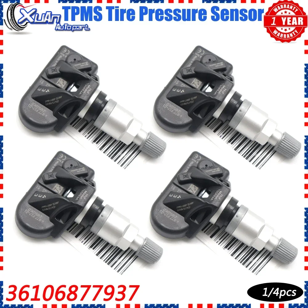 XUAN TPMS Tire Pressure Sensor Monitoring System 36106877937 for BMW 1 2 3 4 Series Z4 Alpina 3 4  6877937