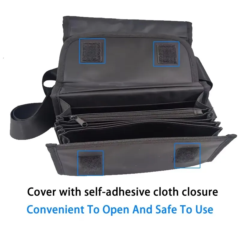 Multi-Function Waiter's Purse Portable Multi Pocket Driver Waist Wallet Fanny Pack For Cash Receipt Bills Coins Organizer Safe