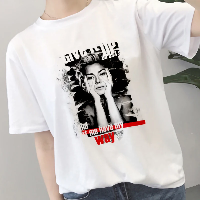New Summer T Shirt Women fashion girl Printed Harajuku  Female T-shirt aesthetics Tee Hipster Thin section tops Tshirt Clothing