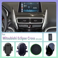 For Mitsubishi Eclipse Cross 2018-2022 Car Phone Holder Wireless Charging Magnetic Phone Holder Car Magsafe Support Accessories